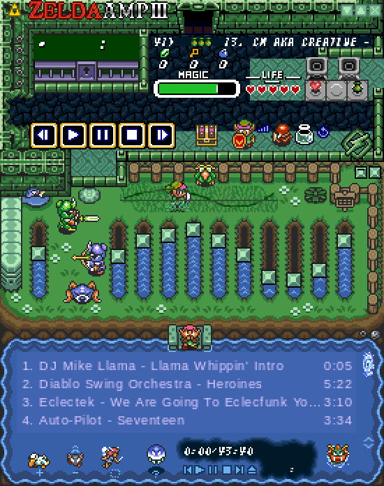 Zelda Amp 3 original Winamp skin